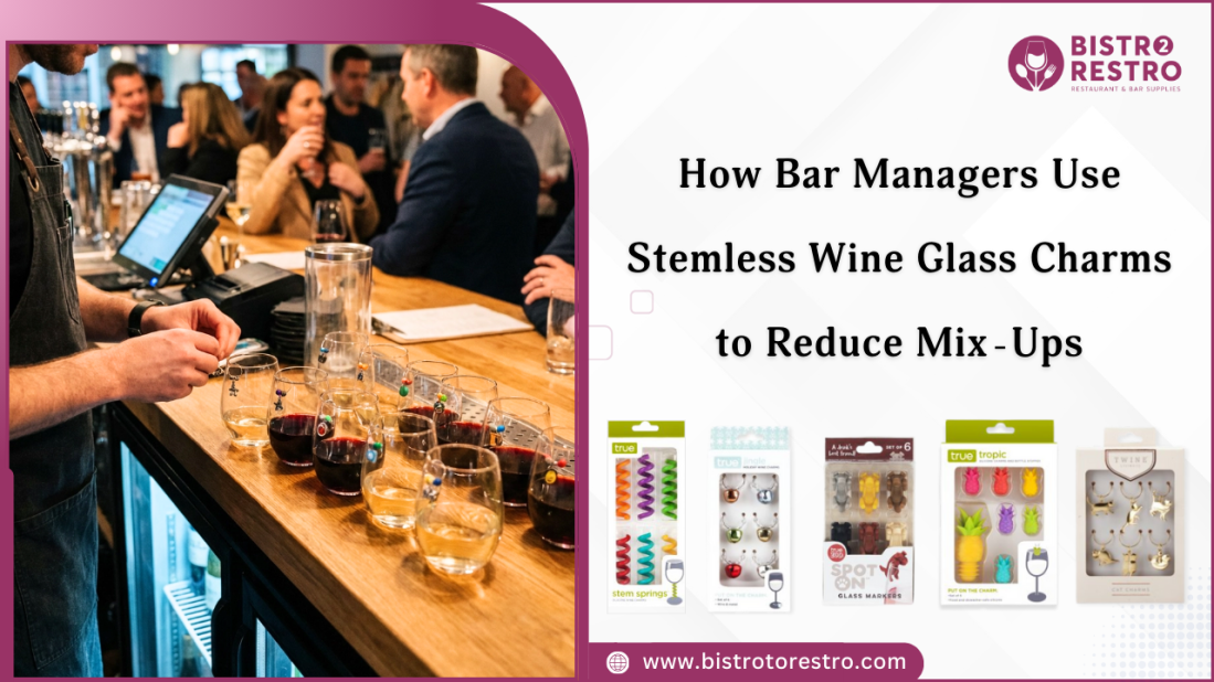 How Bar Managers Use Stemless Wine Glass Charms to Reduce Mix-Ups