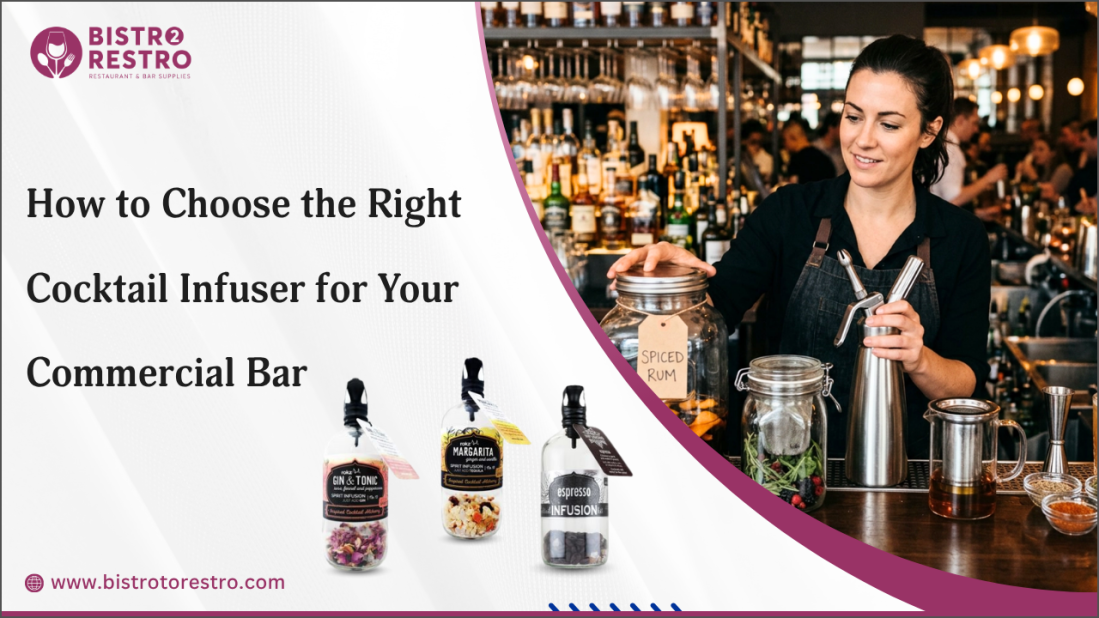 How to Choose the Right Cocktail Infuser for Your Commercial Bar