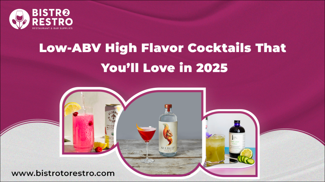 Low-ABV High Flavor Cocktails That You’ll Love in 2025