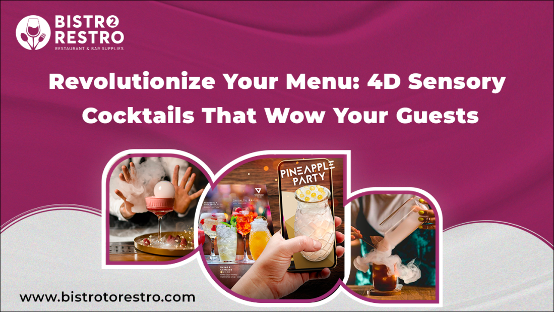 Revolutionize Your Menu: 4D Sensory Cocktails That Wow Your Guests