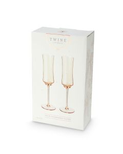 Tulip Champagne Flute in Amber by Twine Living