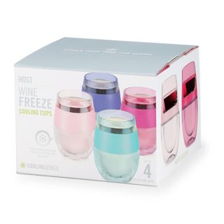 Wine FREEZE™ Translucent Cups (set of 4)  by HOST®