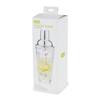 Glass Recipe Shaker by True