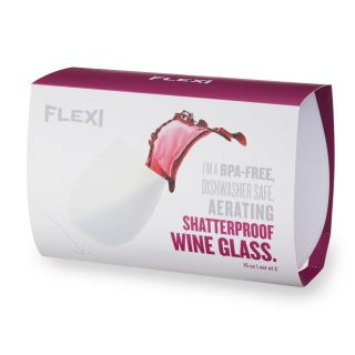 Flexi Clear Aerating Silicone Cups 2 Pack by True