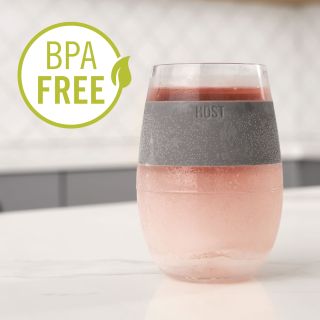 Wine FREEZEâ„¢ Cooling Cup in Marble Single by HOST