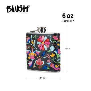 Embroidered Flask by Blush®