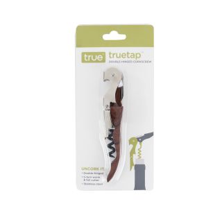 Truetapâ„¢: Riveted Wood Double Hinge Corkscrew