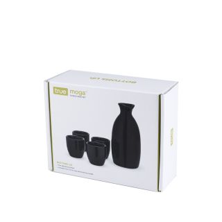 Mogaâ„¢: 5-Piece Sake Set in Black by True