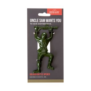 Army Man Bottle Opener by Foster and Ryeâ„¢