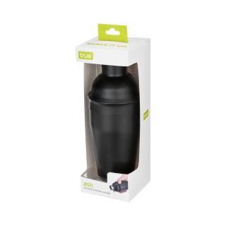 Ash: 18-Ounce Matte Black Cocktail Shaker by True