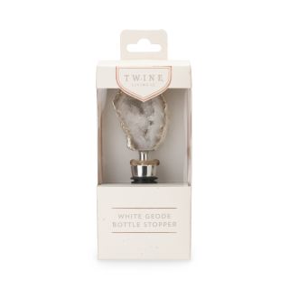 White Geode Bottle Stopper by Twine Living®