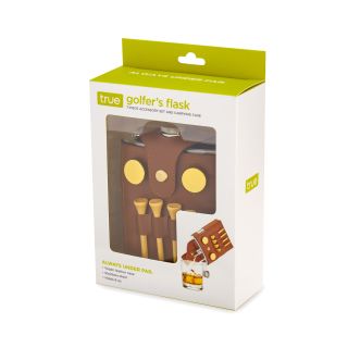 Golfer's Flask and Accessory Set by True