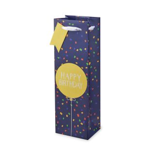 Birthday Confetti Single Bottle Wine Bag by Cakewalkâ„¢