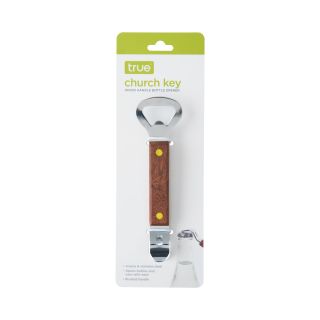 Church Key Wood Handle Bottle Opener