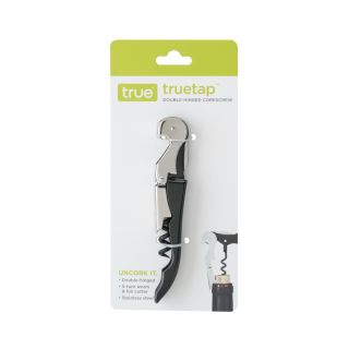 Black Truetapâ„¢ Double-Hinged Waiter's Corkscrew