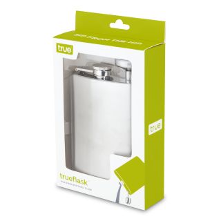 TrueFlaskâ„¢: 8 oz Stainless Steel Flask