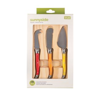 Sunnysideâ„¢: Cheese Knives & Cutting Board by True