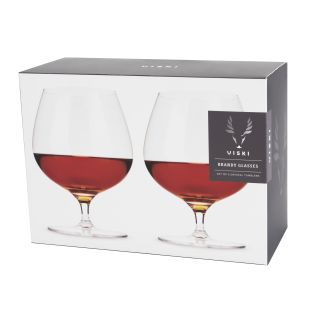 Crystal Wingback Brandy Glasses by Viski®
