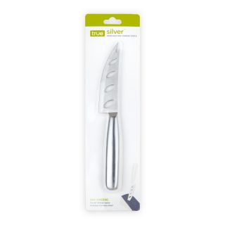 Silver Perforated Cheese Knife by True