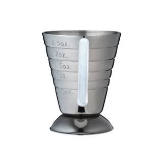 Warren Gunmetal 2.5oz Step Jigger