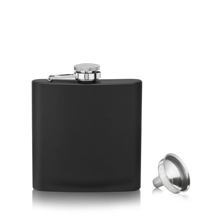 TrueFlask 6 oz Matte Black Flask - Thumbnail 3
